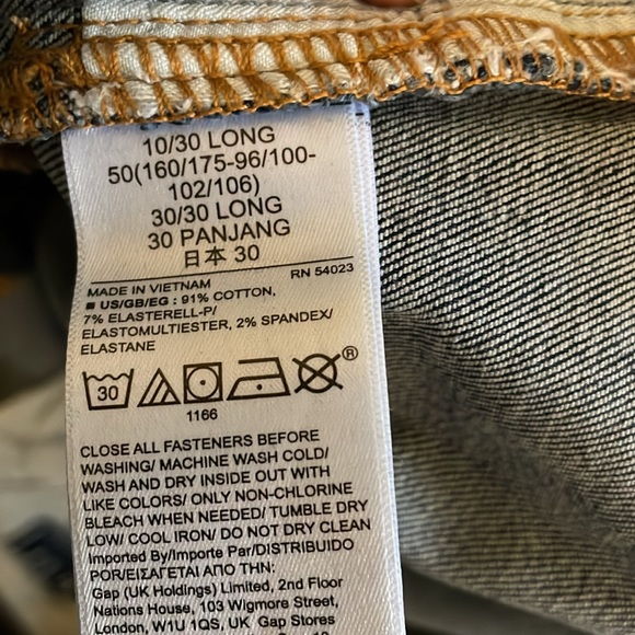 Women’s, GAP, Long Mid Rise jeans - Picture 7 of 10